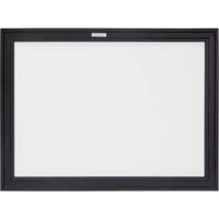 Black MDF Frame Whiteboard, Dry-Erase/Magnetic, 24" W x 18" H OR130 | Meunier Outillage Industriel