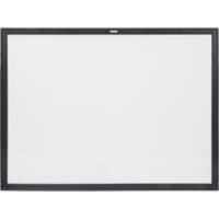 Black MDF Frame Whiteboard, Dry-Erase/Magnetic, 48" W x 36" H OR132 | Meunier Outillage Industriel
