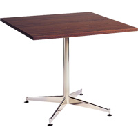Cafeteria Table, 36" L x 36" W x 29-1/2" H, Laminate, Brown OR435 | Meunier Outillage Industriel