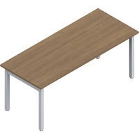 Table bureau Newland, 29-7/10" lo x 72" la x 29-3/5" h, Cerise OR444 | Meunier Outillage Industriel