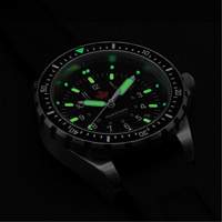 Red Maple Jumbo Diver's Quartz Watch, Digital, Battery Operated, 46 mm, Black OR480 | Meunier Outillage Industriel