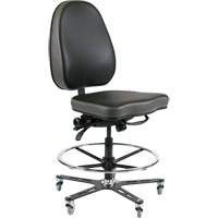 SF-190 Industrial Chair, Vinyl, Black OR510 | Meunier Outillage Industriel