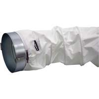 Trousse de canalisation de distribution blanc 12" x 12", adaptateur et bride Meunier Outillage Industriel