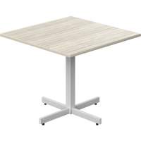 Newland Height-Adjustable Square Table, 36" L x 36" W x 29" H, 1" Top, Laminate, Tan Meunier Outillage Industriel