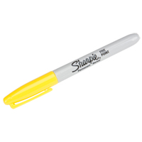 Permanent Markers - #15, Fine, Yellow PA391 | Meunier Outillage Industriel