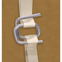 Seals & Buckles for Polypropylene Strapping, HD Steel Wire, Fits Strap Width 1/2" PA502 | Meunier Outillage Industriel