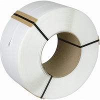 Strapping, Polypropylene, 3/8" W x 12900' L, White, Machine Grade PA526 | Meunier Outillage Industriel