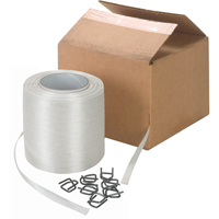 Bonded Cord Strapping, Polyester, 1/2" W x 750' L PB027 | Meunier Outillage Industriel