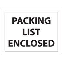 Packing List Envelopes, 4" L x 5" W, Backloading Style PB429 | Meunier Outillage Industriel