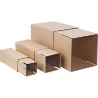 Telescopic Corrugated Boxes, 6" W x 6" L, 24" - 48" Height Range Meunier Outillage Industriel