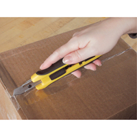 Five-Position Safety Knife, 18 mm, Silver, Rubber Handle Meunier Outillage Industriel
