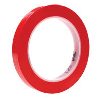 Ruban en vinyle 471, 12 mm (1/2") la x 32,9 m (108') lo, 5,3 mils, Rouge Meunier Outillage Industriel