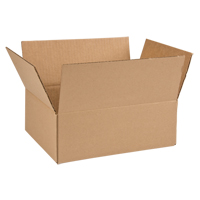Cardboard Box, 12" x 9" x 4", Flute C PE570 | Meunier Outillage Industriel