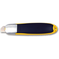 Automatic Self-Retracting Safety Knife, 15 mm, Carbon Steel, Plastic Handle Meunier Outillage Industriel