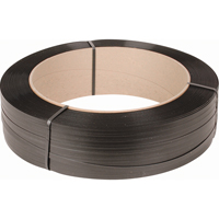 Strapping, Polypropylene, 1/2" W x 7200' L, Black, Machine Grade PC114 | Meunier Outillage Industriel