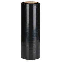Hand Stretch Wrap, 80 Gauge (20.3 micrometers), 18" x 1500', Opaque Black PF733 | Meunier Outillage Industriel