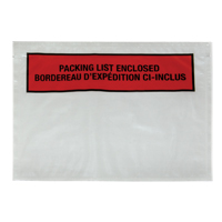 Packing List Envelope, 7" L x 5-1/2" W, Backloading Style PF882 | Meunier Outillage Industriel
