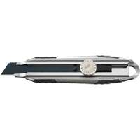 Knife with Ratchet Lock, 18 mm, Carbon Steel, Heavy-Duty, Aluminum Handle Meunier Outillage Industriel