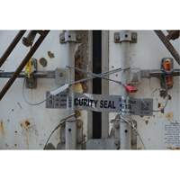 High Security Security Seal, 12", Metal, Cable Seal Meunier Outillage Industriel