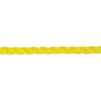 1/4" Braided Yellow Rope, Polypropylene, 1300' Meunier Outillage Industriel