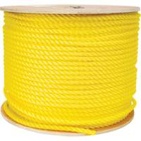 3/8" Braided Yellow Rope, Polypropylene, 630' Meunier Outillage Industriel