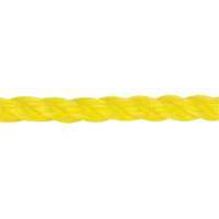 3/8" Braided Yellow Rope, Polypropylene, 630' Meunier Outillage Industriel