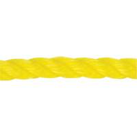 1/2" Braided Yellow Rope, Polypropylene, 335' Meunier Outillage Industriel