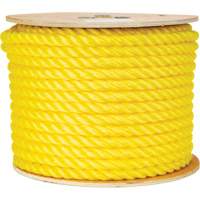 5/8" Braided Yellow Rope, Polypropylene, 200' Meunier Outillage Industriel