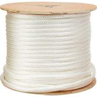Braided White Rope, Nylon, 250' Meunier Outillage Industriel