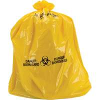 Waste Bags, Bio-Hazard, 60" L x 36" W, 6 mils Meunier Outillage Industriel