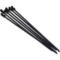 Screw-In Cable Tie, 8" Long, 50 lbs. Tensile Strength, Black Meunier Outillage Industriel