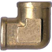 Raccord de tuyau forg&eacute; en coude 90°, FPT, Laiton, 3/4" Meunier Outillage Industriel