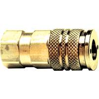 D&eacute;connexion rapide automatique &agrave; une main, Laiton, 1/4" x 3/8" Meunier Outillage Industriel