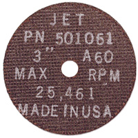 Meule &agrave; tronçonner POWERPLUS, 3" x 1/32", Arbre de 3/8", Type 1, 25 100 Tr/min Meunier Outillage Industriel