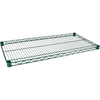 Shelf for Heavy-Duty Green Epoxy Finish Wire Shelving, 36" W x 18" D, 800 lbs. Capacity RL622 | Meunier Outillage Industriel