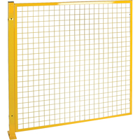 Mesh Style Perimeter Guard, 4' H x 4' W, Yellow RL849 | Meunier Outillage Industriel