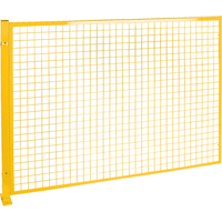 Mesh Style Perimeter Guard, 4' H x 8' W, Yellow RL851 | Meunier Outillage Industriel