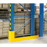 Racking Aisle Protectors, 3" W x 50" L x 16" H, Safety Yellow Meunier Outillage Industriel