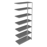 &eacute;l&eacute;ment de rayonnage, Acier galvanis&eacute;, Montant &agrave; fente, Capacit&eacute; 400 lb, 36" la x 84" h x 15" p Meunier Outillage Industriel