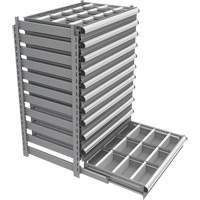 Cabinet d'entreposage à tiroirs intégré Interlok RN755 | Meunier Outillage Industriel