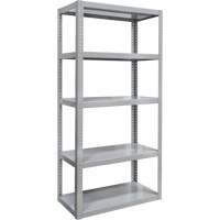 Heavy-Duty Shelving, Steel, Bolted, 3000 lbs. Capacity, 36" W x 72" H x 18" D RN772 | Meunier Outillage Industriel