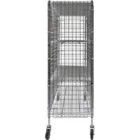Security Cart, Chrome Plated, 60" x 69" x 24", 500 lbs. Capacity Meunier Outillage Industriel