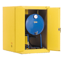 Drum Safety Cabinets, 400 lbs. Cap., Yellow SA068 | Meunier Outillage Industriel