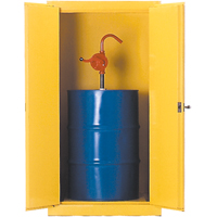 Drum Safety Cabinets, 55 US gal. Cap., Yellow SA069 | Meunier Outillage Industriel
