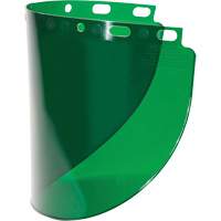 Fibre-Metal&reg; Wideview Faceshield Visor, Propionate, Green Tint Meunier Outillage Industriel