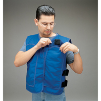 Cooling Vests with Insert Pockets, Large, Royal Blue Meunier Outillage Industriel