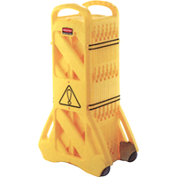 Portable Mobile Barriers, 13' L, Plastic, Yellow SAJ714 | Meunier Outillage Industriel