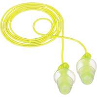 E-A-R Tri-Flange Reusable Earplugs, Corded, Bulk - Polybag, 26 dB NRR, One-Size Meunier Outillage Industriel
