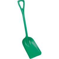 Safety Shovels - Hygienic Shovels (One-Piece), 10" x 14" Blade, 38" Length, Plastic, Green SAL459 | Meunier Outillage Industriel