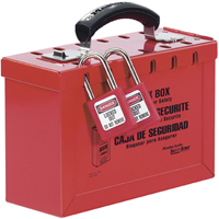 Latch Tight™ Portable Group Lock Box, Red SAL519 | Meunier Outillage Industriel